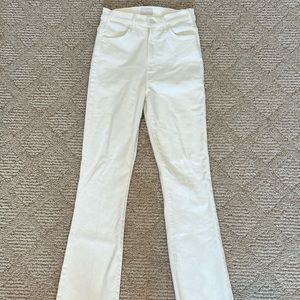 MOTHER Hustler Ankle Fray Jeans
